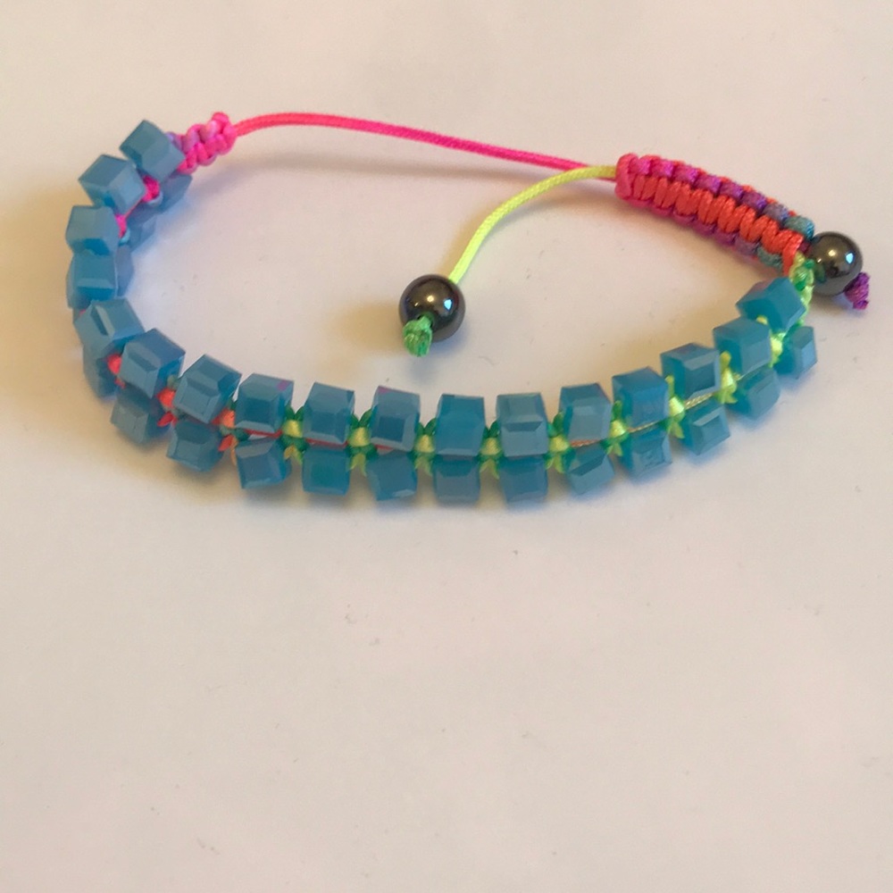 Iridescent rainbow colored bracelet Anthropologie